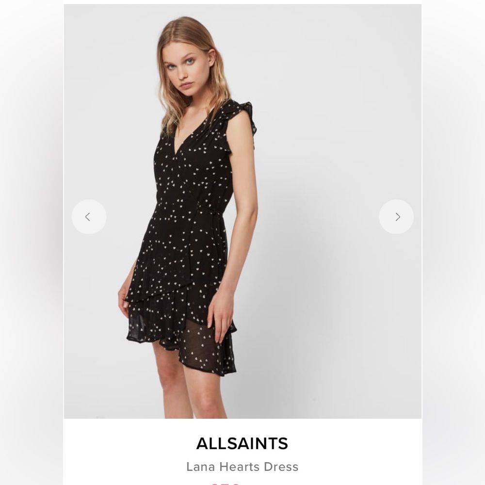 New All Saints Lana Dress. Size Small